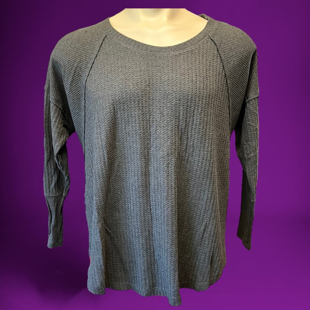 Plus Size 24/7 Maurices Thermal Shirt Long Johns Long Sleeve 1 Skater Preppy XXL